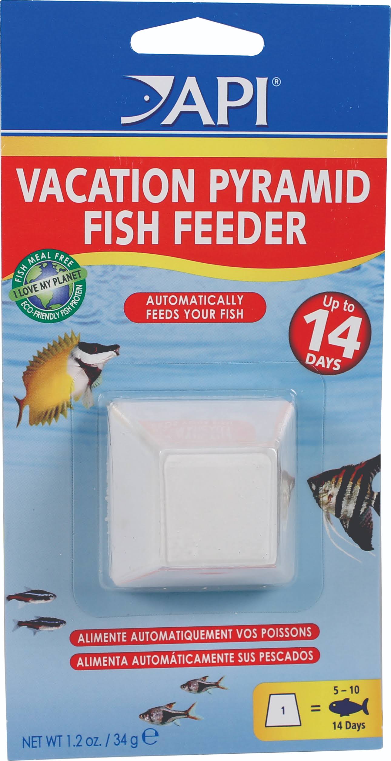 Vacation Pyramid Fish Feeding Block - API