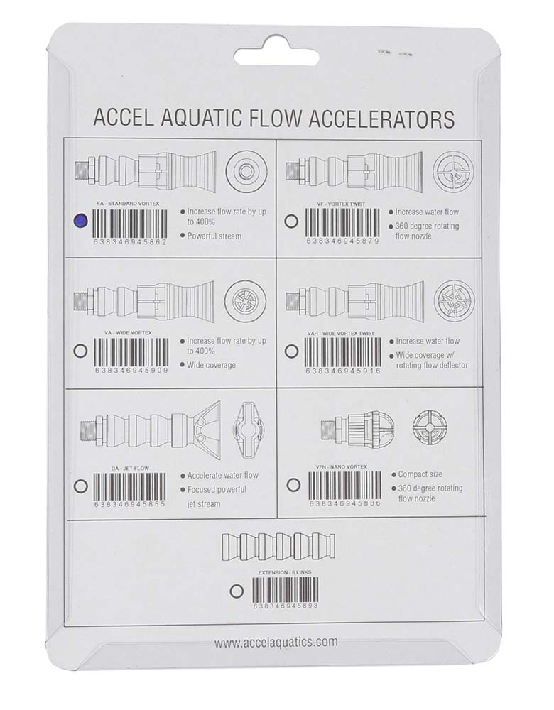 Flow Accelerator Nozzle - Accel Aquatics