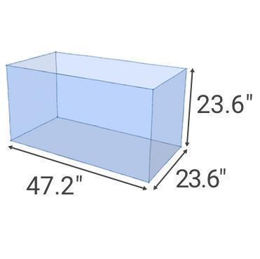 UNS 120U Ultra Clear Rimless Aquarium (114 GAL) - Ultum Nature Systems