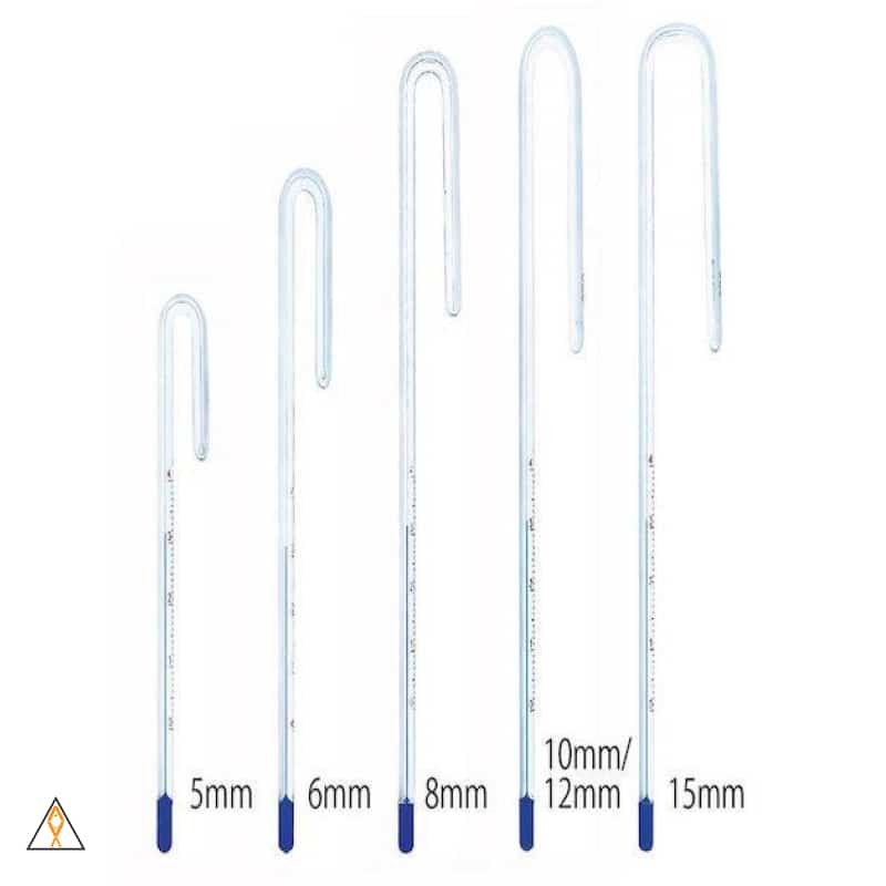 Glass Thermometer 6mm ADA Glass Hang-On NA Thermometer, Celsius - Aqua Design Amano