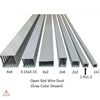 Open Slot Wire Duct 2 x 2 = 25 (full case) / Black Open Slot Wire Duct - ALA