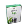 Aluminum CO2 Tank 3-pack CO2 Disposable Cartridge - Up Aqua