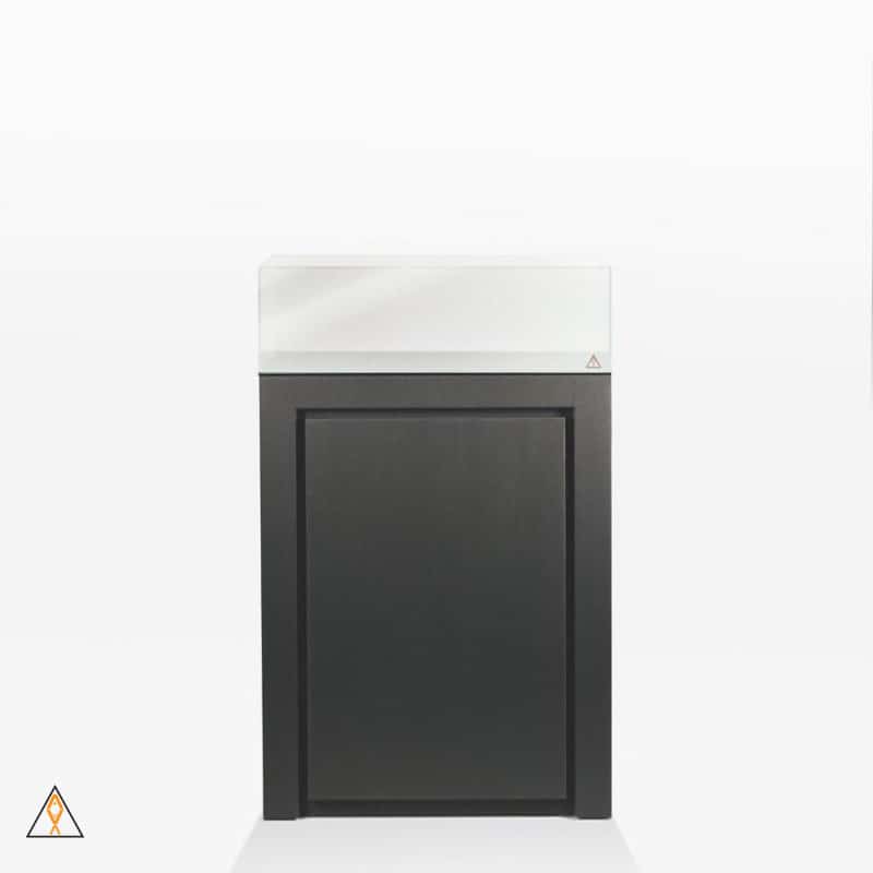 Rimless Aquarium Brushed Gray Aquacosm 60S Rimless Aquarium Set (8 GAL) - ALA