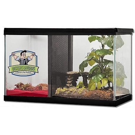 Aquarium Accessories 10 GAL Black Perforated Aquarium Divider - Dexter&#39;s