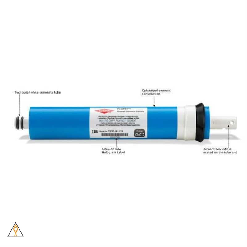 100 GPD Reverse Osmosis Membrane - DOW Filmtec