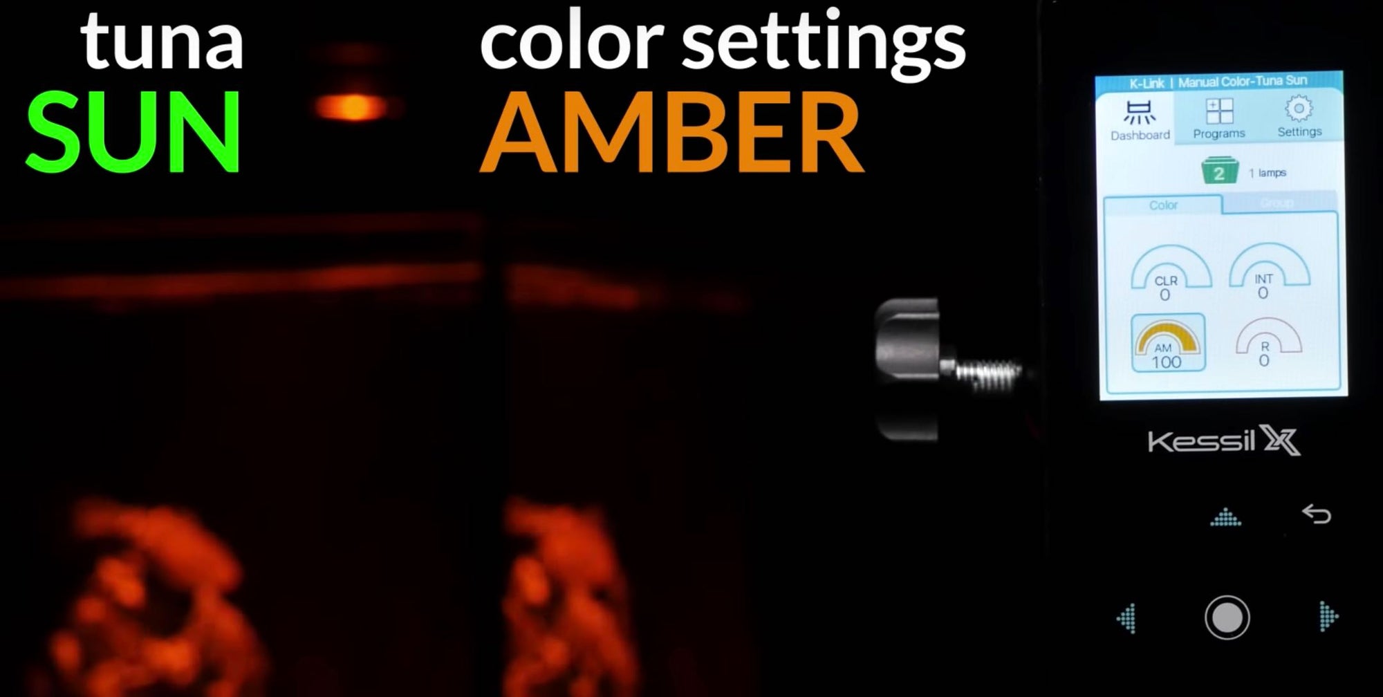 A360X Tuna Sun LED Freshwater Aquarium Light - Kessil