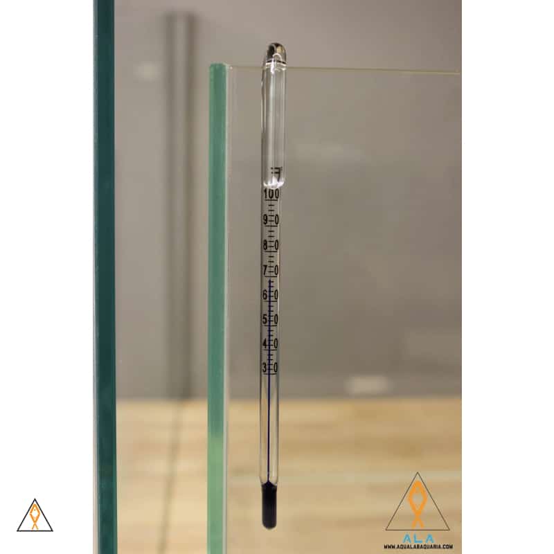 Glass Thermometer Glass Hang-On Thermometer, Fahrenheit - Hydra Aquatics