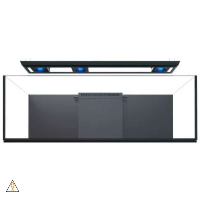 (RXXL750) ReefLED 160S (x3) + Black 61 - 72 (155 - 180cm) Pendant + Adapter Tray REEFER + Mount Bundle - Red Sea