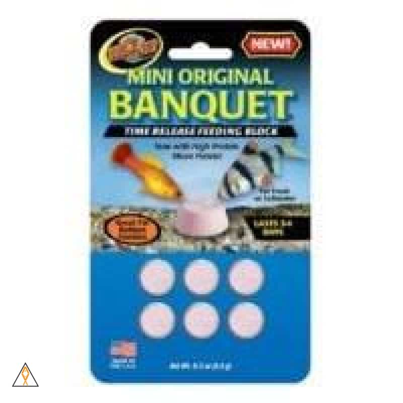 Slow Release Aquarium Fish Weekend Feeder Mini Banquet Original - Zoo Med